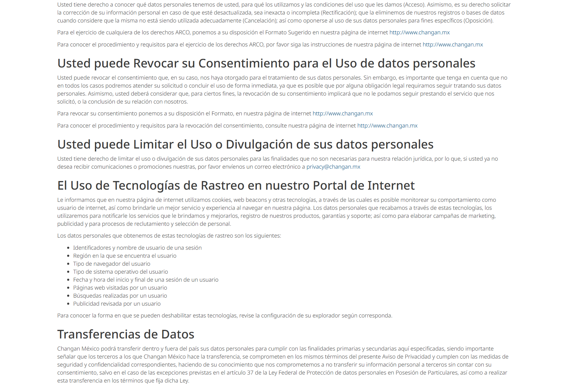 Aviso de privacidad 5