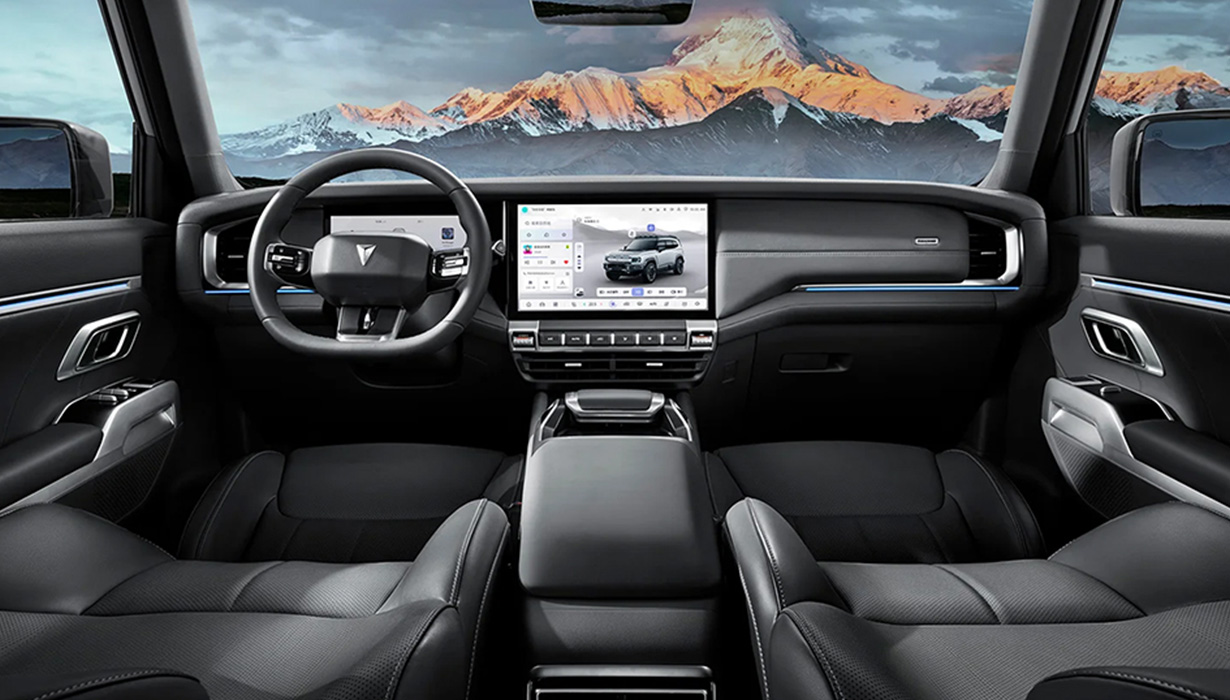CHANGAN CONNECT: Control remoto del vehículo (A/C, motor, bloqueo de puertas), navegación en línea, actualizaciones OTA*.