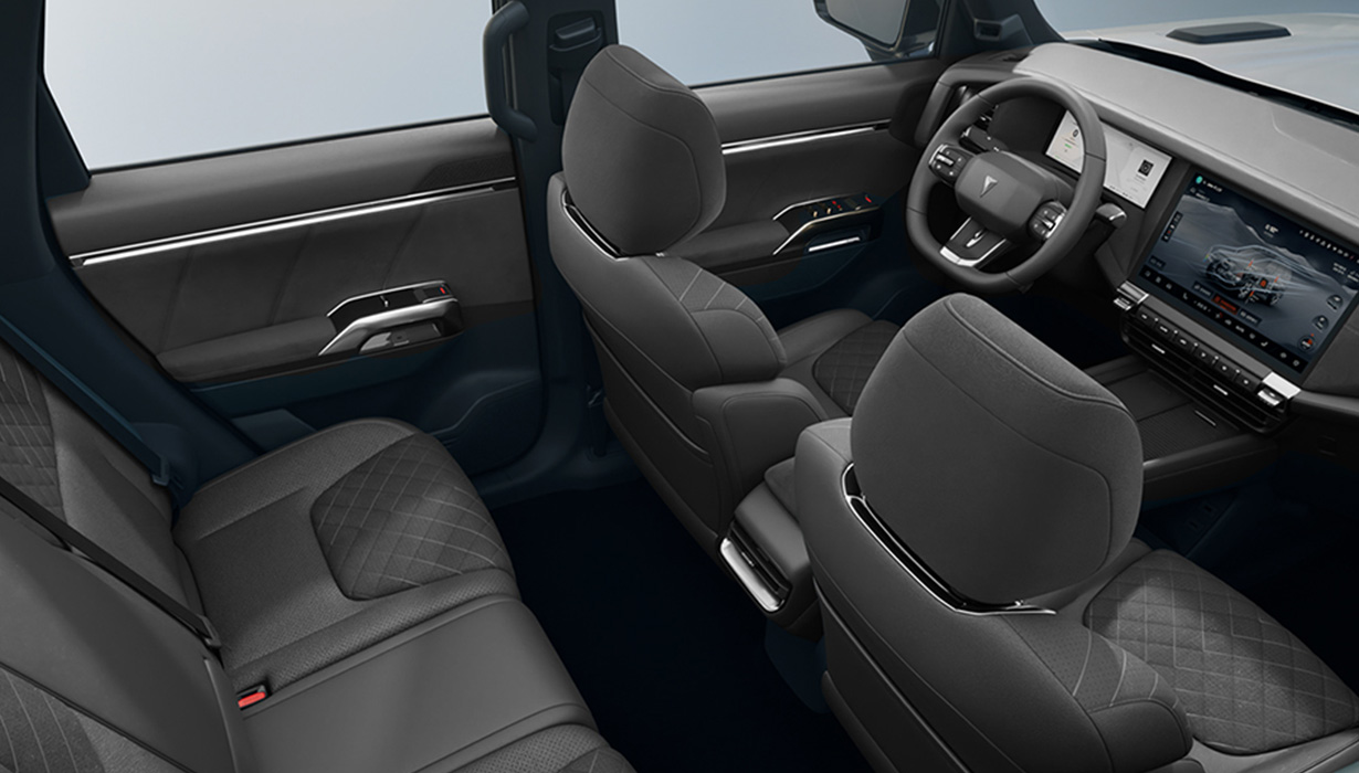 Asiento del conductor con ajuste eléctrico de 6 posiciones con memorias y función de bienvenida con ajuste lumbar.