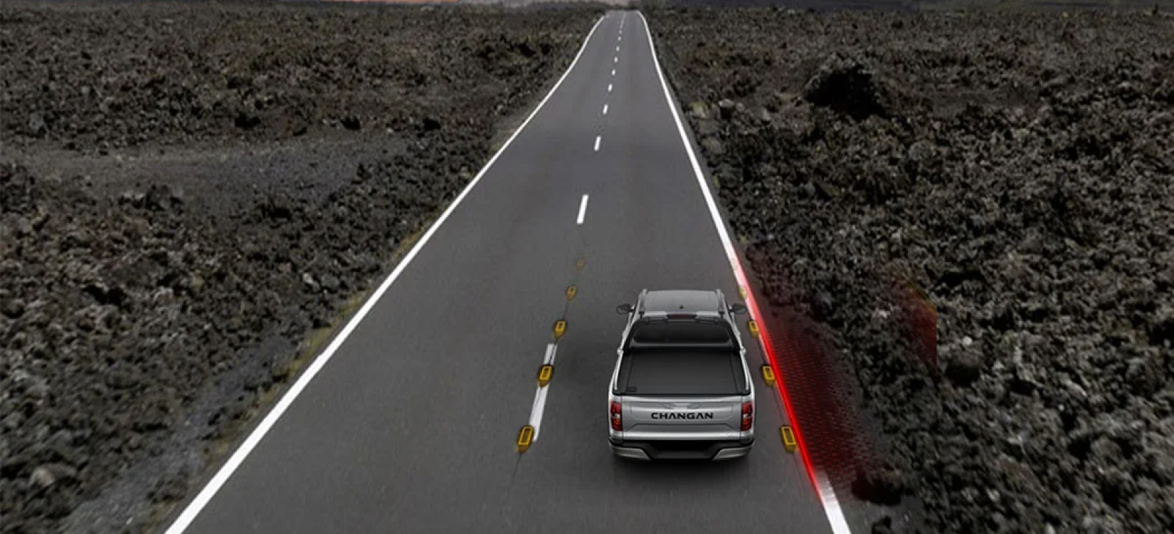 ADAS:
Advertencia de Abandono de Carril - LDW