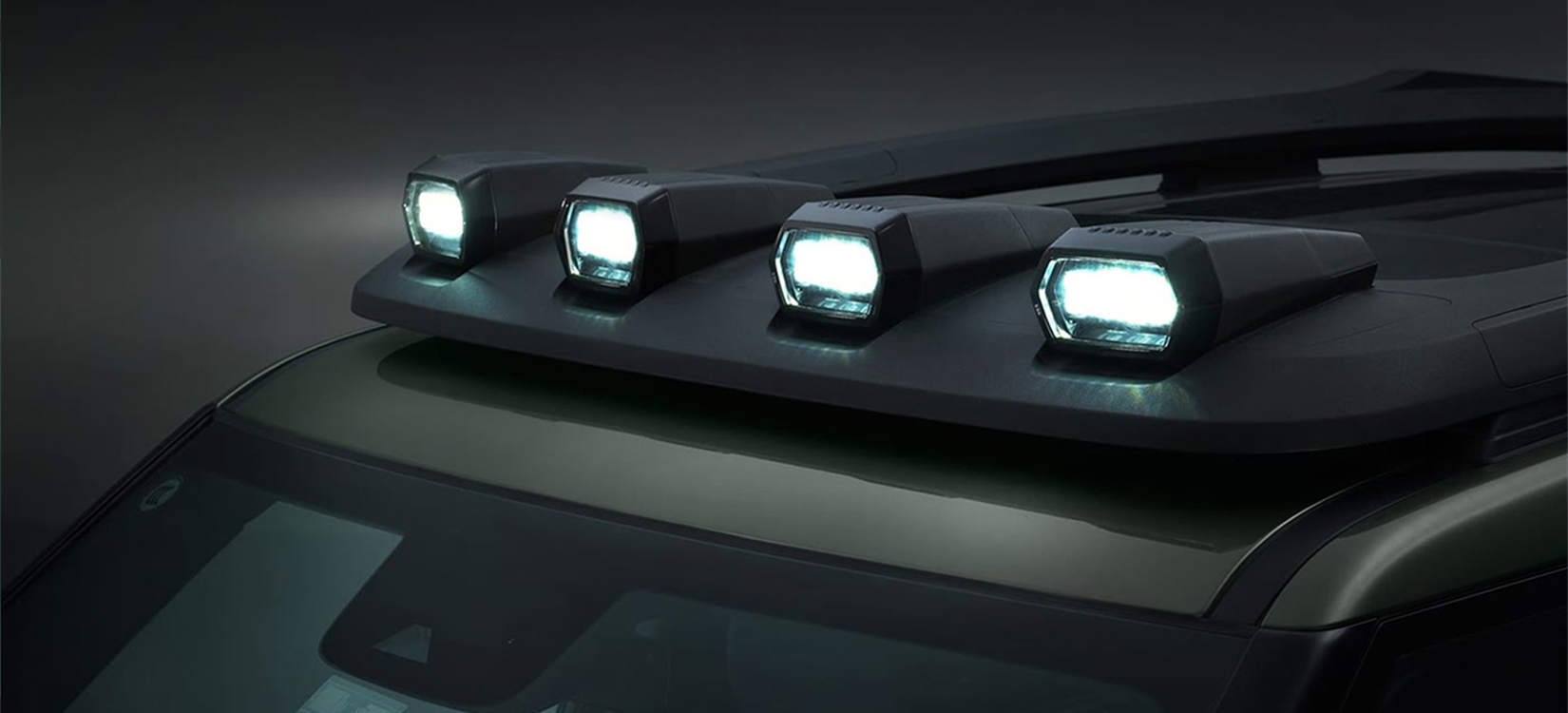 Luces de campamento.